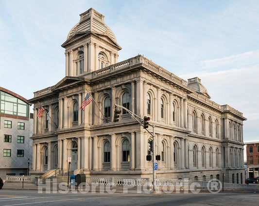 Photo - Exterior. U.S. Custom House, Portland, Maine- Fine Art Photo Reporduction