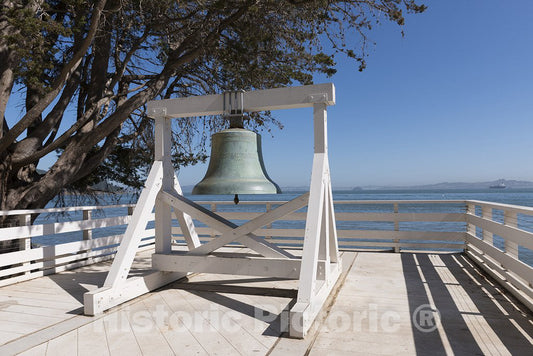 Angel Island, CA Photo - Bell on Angel Island, an Island in San Francisco Bay That Offers expansive Views of The San Francisco Skyline.