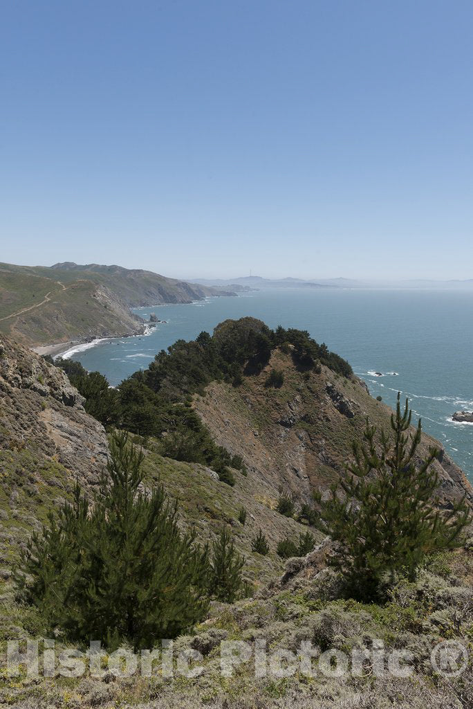 Muir Beach, CA Photo - View of Coast from Muir Beach Overlook in Muir Beach, California