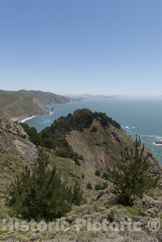 Muir Beach, CA Photo - View of Coast from Muir Beach Overlook in Muir Beach, California