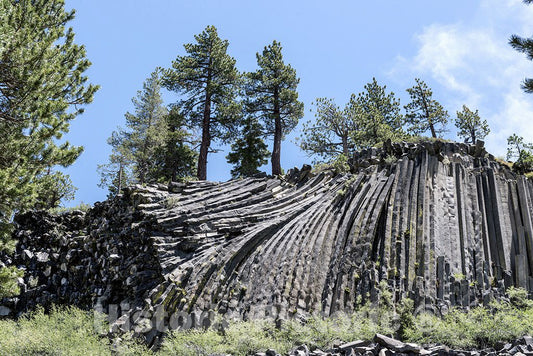 California Photo - Devils Postpile National Monument is Located Near Mammoth Mountain in Extreme Northeastern Madera County in Eastern California