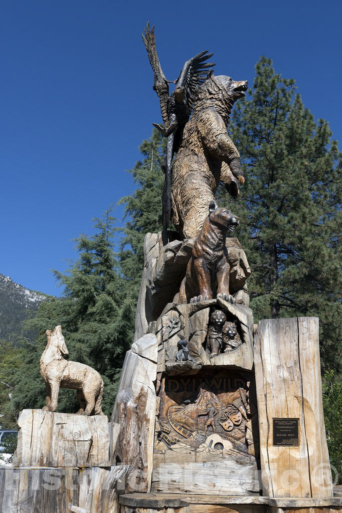Idyllwild, CA Photo - Idyllwild town monument"Harmony" created by David Roy located in Idyllwild in Riverside County, California