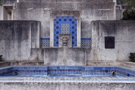 Santa Catalina, CA Photo - Fountain at The Wrigley Memorial on Santa Catalina Island, a Rocky Island Off The Coast of California