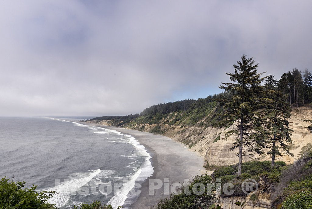 California Photo - View of Pacific coast, Northern California