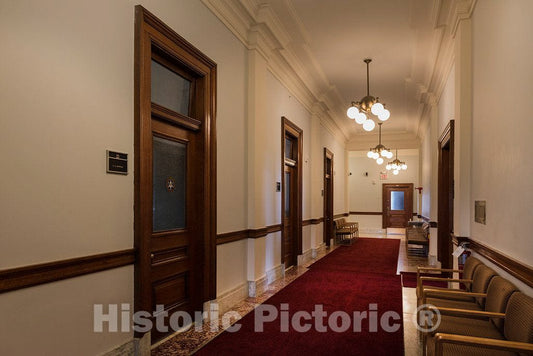 Photo - Corridor, Federal Building and U.S. Courthouse, Eau Claire, Wisconsin- Fine Art Photo Reporduction