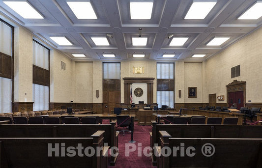 Gainesville, GA Photo - Courtroom, Federal Building and U.S. Courthouse, Gainesville, Georgia