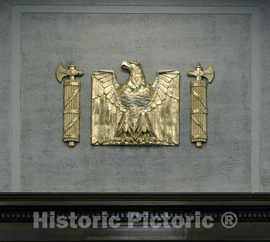 Photo - Eagle Detail, Federal Building and U.S. Courthouse, Gainesville, Georgia- Fine Art Photo Reporduction