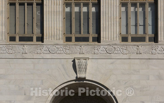 Gainesville, GA Photo - Architectural Details at The Federal Building and U.S. Courthouse, Gainesville, Georgia