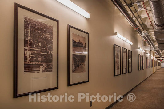 Photo - Exhibit of Photos, Martin Luther King, Jr, Federal Building, Atlanta, Georgia- Fine Art Photo Reporduction