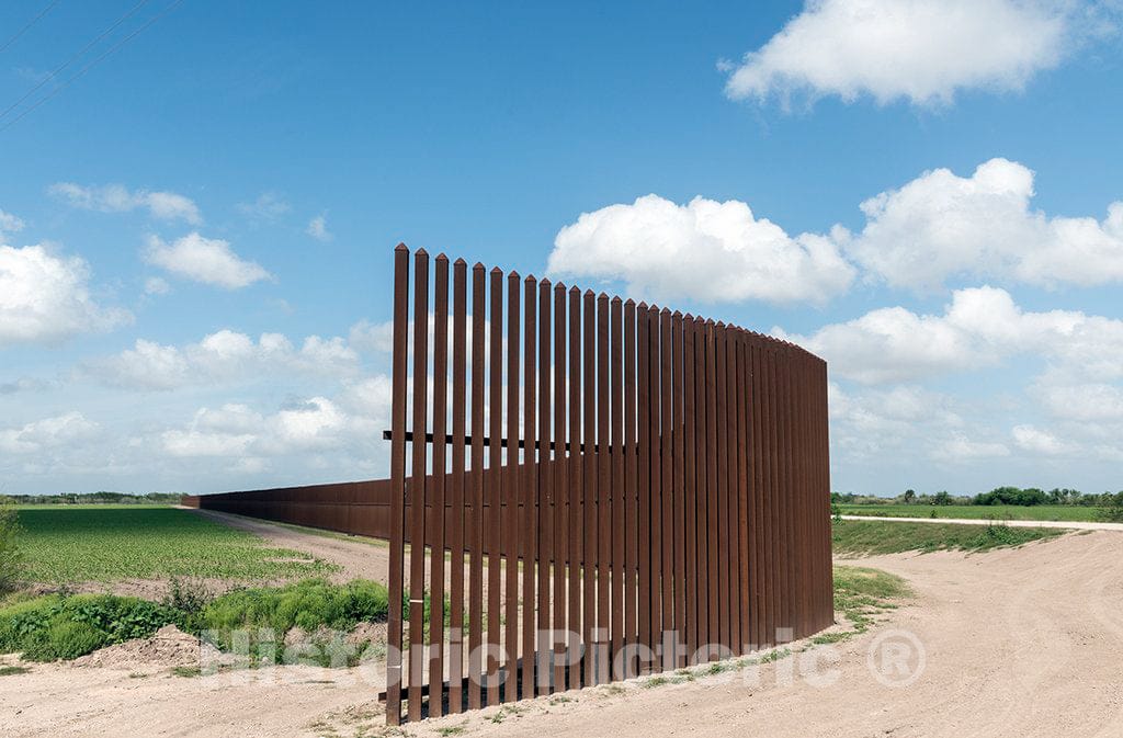 Photo- by Design There is a Gap in The United States-Mexican Border-Security Fence. It Allows U.S 1 Fine Art Photo Reproduction
