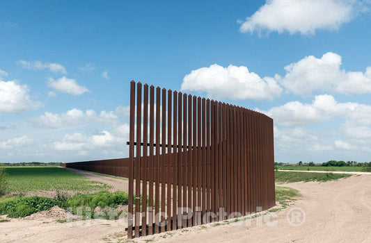 Photo- by Design There is a Gap in The United States-Mexican Border-Security Fence. It Allows U.S 1 Fine Art Photo Reproduction