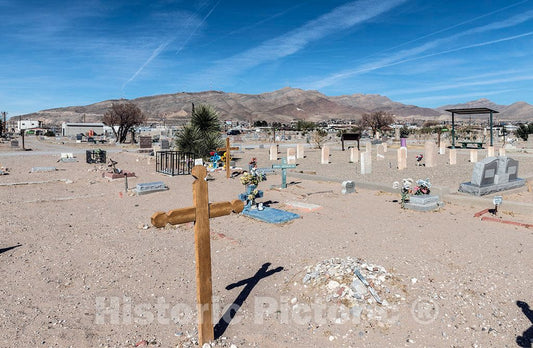 Photo- Called El Paso's Boot Hill, Concordia Cemetery Contains The Remains of More Than 60,000 People, Including Black Buffalo Soldiers (Whose headstones are Shown here) 5