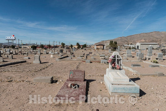 Photo- Called El Paso's Boot Hill, Concordia Cemetery Contains The Remains of More Than 60,000 People, Including Black Buffalo Soldiers (Whose headstones are Shown here) 9