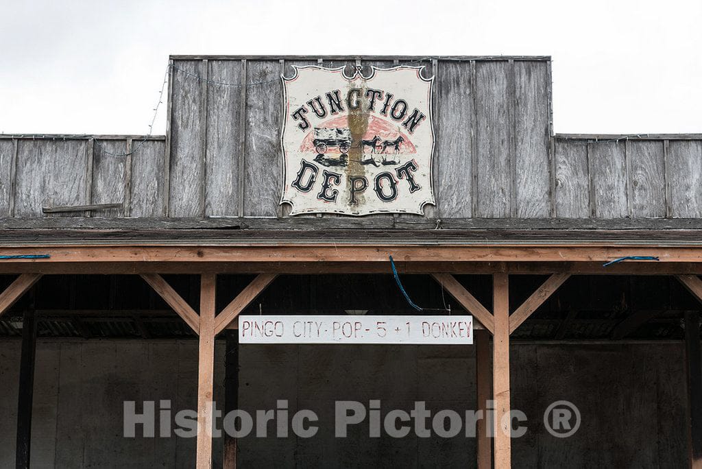 Photo- Part of The Humble Station for The Hand-Pulled Los Ebanos Ferry or El Chalan, Formally Known as The Los Ebanos-Diaz Ordaz Ferry 2 Fine Art Photo Reproduction