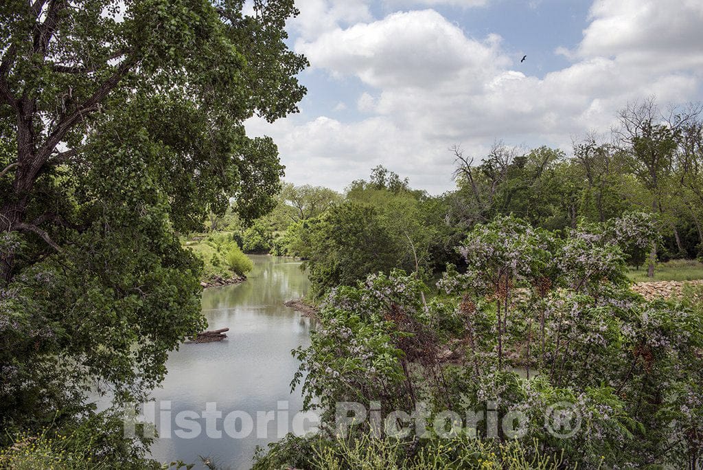 Gonzales, TX Photo - Lovely View of The Guadalupe River in Gonzales, Texas