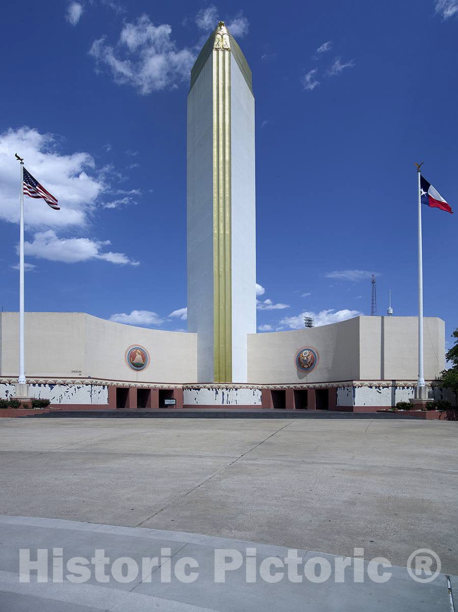 Photo - The Tower Building, now park headquarters but once the Federal Building at Fair Park- Fine Art Photo Reporduction