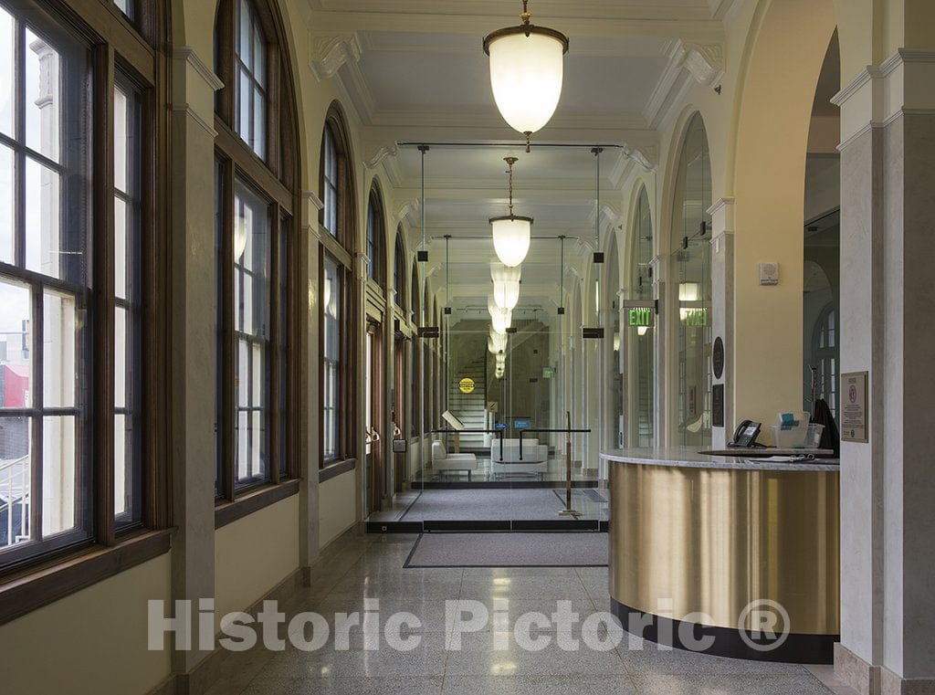 Grand Junction, CO Photo - Glass enclosed lobby. Wayne N. Aspinall Federal Building and U.S. Courthouse, Grand Junction, Colorado