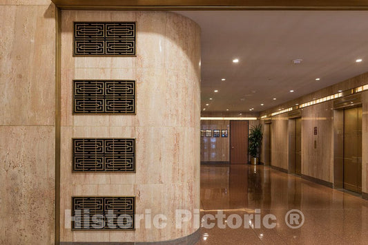 Photo - First floor detail of Art deco, Appraisers Building, San Francisco, California- Fine Art Photo Reporduction