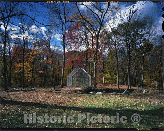 United States Photo - Screened Structure at Edge of Woods