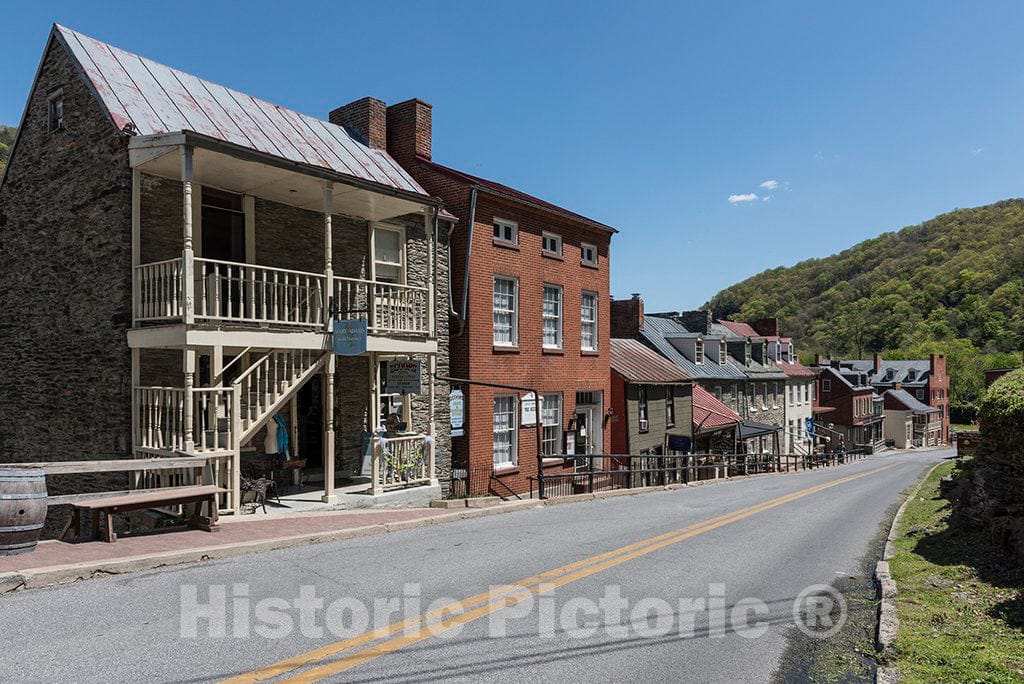 Photo - Street View of Harpers Ferry, West Virginia- Fine Art Photo Reporduction