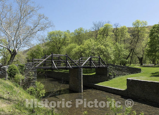 Harpers Ferry, WV Photo - Remnants of The Old C&O Canal in Harpers Ferry, West Virginia