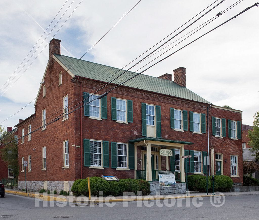 Photo - The Belle Boyd House, Once Home to Confederate spy Belle Boyd During The Union Occupation of Martinsburg, West Virginia, During The American Civil War