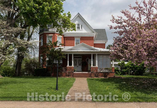 Photo- House in The Fashionable Southeast Quadrant of Charles Town, West Virginia 1 Fine Art Photo Reproduction
