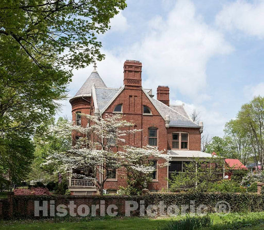 Photo- House in The Fashionable Southeast Quadrant of Charles Town, West Virginia 2 Fine Art Photo Reproduction