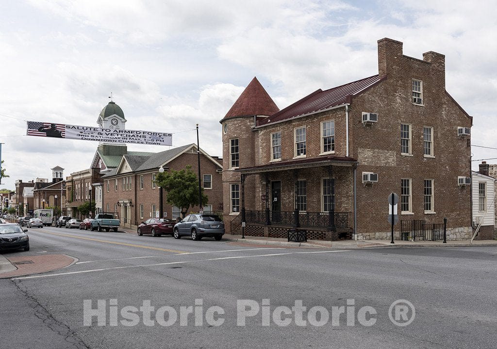 Charles Town, WV Photo - Street scene in Charles Town, West Virginia