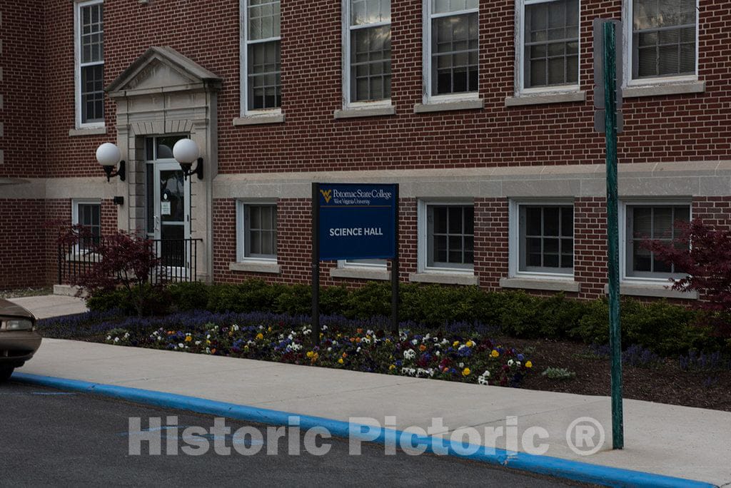 Photograph- Science Hall at Potomac State College of West Virginia University, a two-year junior college affiliated as a division of West Virginia University located in Keyser, West Virginia