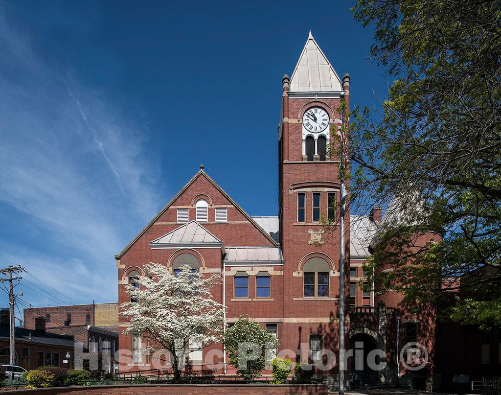Photo - The Monongalia County Courthouse in Morgantown, West Virginia- Fine Art Photo Reporduction