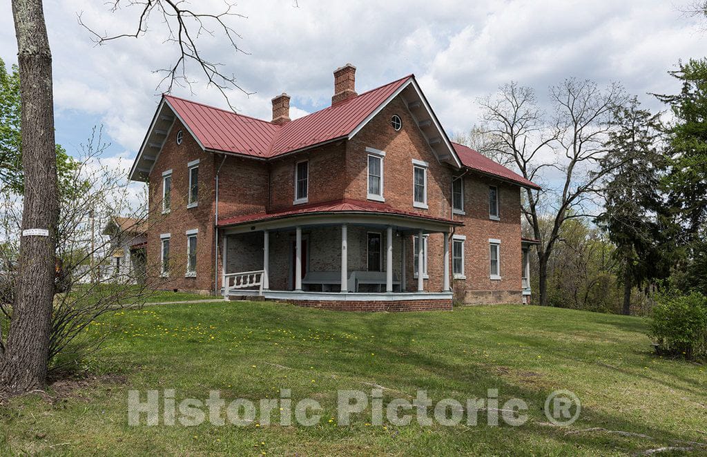 Photo - The McGrew Mansion, Also Known as The Pines, Built in 1841, was The Home of James Clark and Persis Hagans McGrew in Kingwood, West Virginia- Fine Art Photo Reporduction