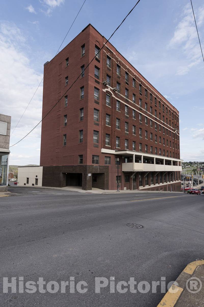 Photo- Eastview Unity Apartments, in the renovated old Fairmont Hotel in Fairmont, West Virginia, is a subsidized apartment complex for the elderly and disabled, with more than 6