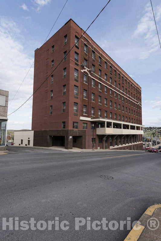 Photo- Eastview Unity Apartments, in the renovated old Fairmont Hotel in Fairmont, West Virginia, is a subsidized apartment complex for the elderly and disabled, with more than 6