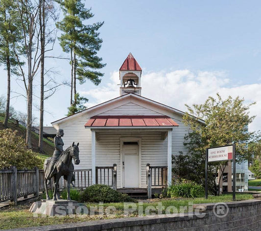Photo - The Snodgrass One-Room Schoolhouse on The Campus of Fairmont State University in Fairmont, West Virginia- Fine Art Photo Reporduction