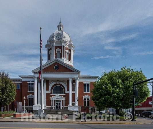 Photo - The Upshur County Courthouse in Buckhannon, West Virginia- Fine Art Photo Reporduction