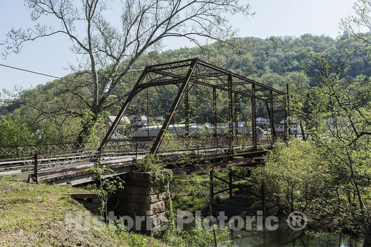 Burnsville, WV Photo - Old, Narrow Steel Bridge, Closed as of The Date of This Image, in Burnsville, West Virginia