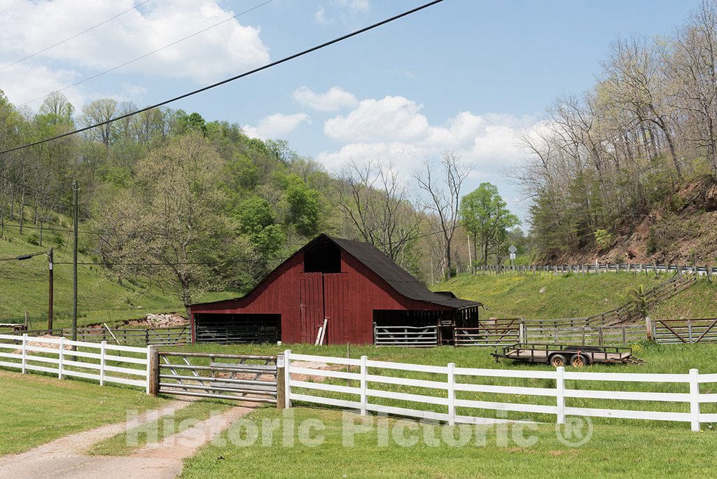 Photo - Rural Scene in Roane County, West Virginia, Near Gandeeville- Fine Art Photo Reporduction