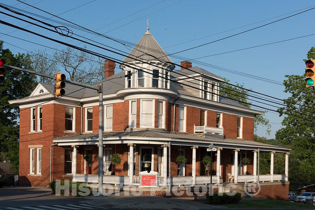 Photo - The Barboursville, West Virginia, Convention & Visitors' Bureau maintains Offices in This Victorian Mansion on Main Street- Fine Art Photo Reporduction
