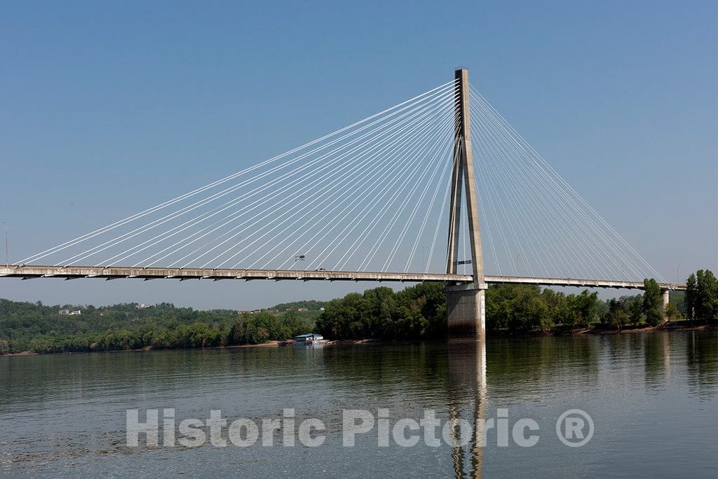 Photo - East Huntington Bridge, Huntington, West Virginia- Fine Art Photo Reporduction