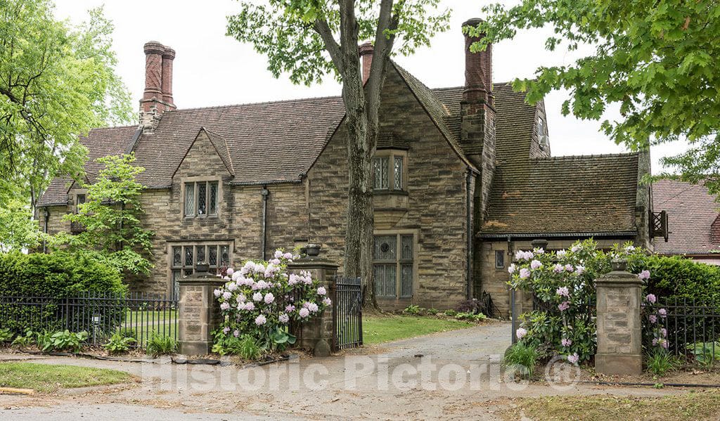 Photo - The 1937 Robert Davis House in The Market Street Neighborhood of fine Homes in Parkersburg, West Virginia- Fine Art Photo Reporduction