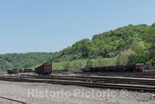 Photo - Rail Yard in Weirton, West Virginia- Fine Art Photo Reporduction