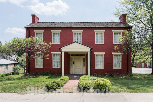 Photo - The Birthplace of The Delta Tau Delta Men's Fraternity has Been Preserved Near The Main gate of Bethany College in Bethany, West Virginia- Fine Art Photo Reporduction