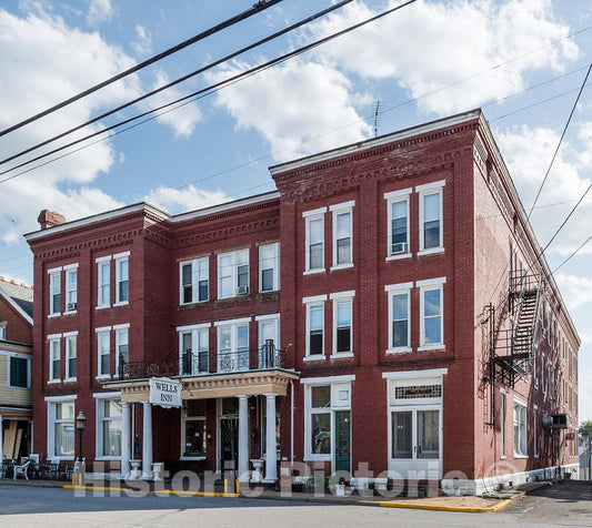 Photo - The 1894-95 Wells Inn, Built by Ephraim Wells in Sistersville, West Virginia- Fine Art Photo Reporduction