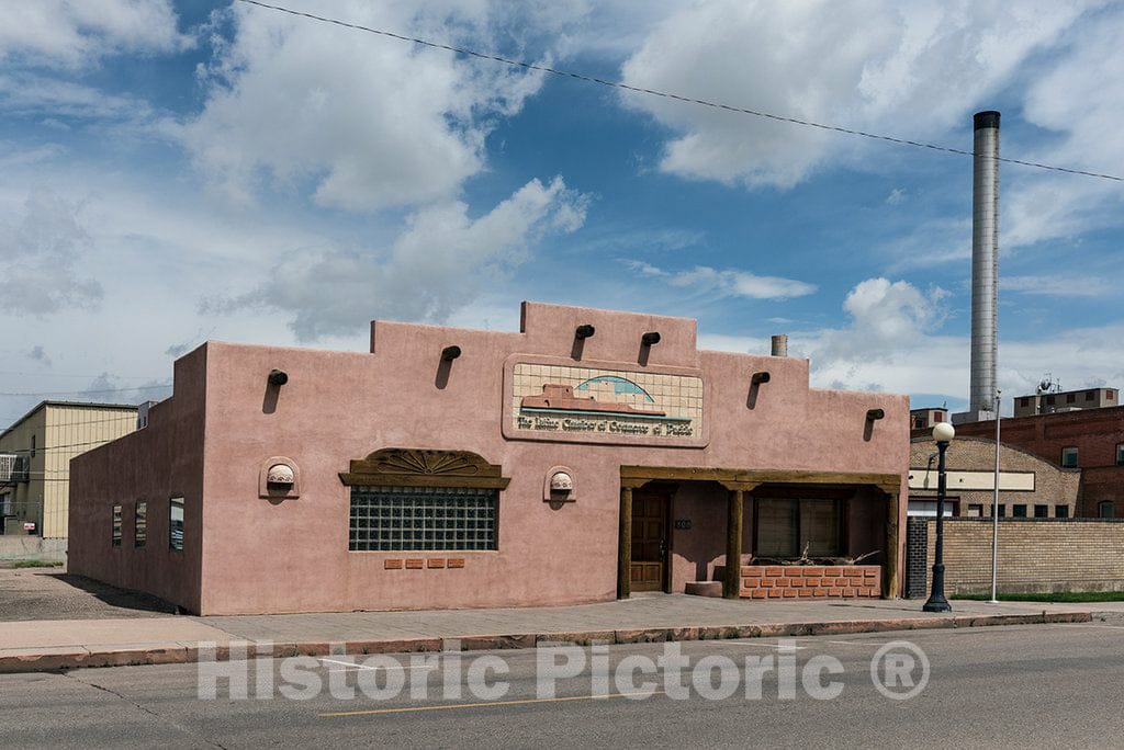Photo - Headquarters building of the Latino Chamber of Commerce in Pueblo, Colorado- Fine Art Photo Reporduction