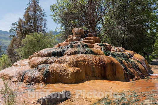 Photo- This seeping rock pile, along the main highway above Durango, Colorado, has a name 2 Fine Art Photo Reproduction