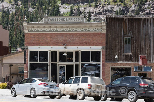 Photo - Faussone & Pricco Building in Ouray, Colorado- Fine Art Photo Reporduction