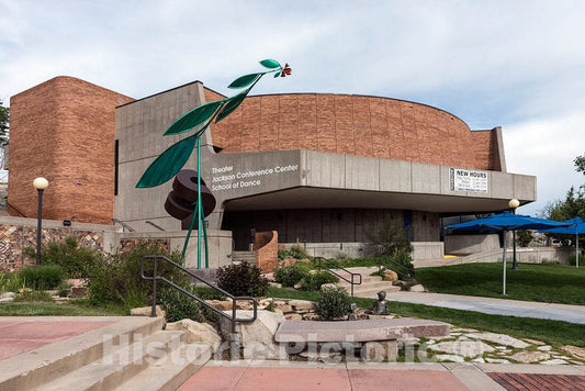Photo - The Theater and School of Dance at The 1972 Sangre de Cristo Arts and Conference Center in Pueblo, Colorado- Fine Art Photo Reporduction