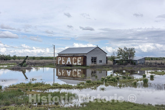 Otero County, CO Photo - A barn with a Message in Rural Otero County, Colorado-