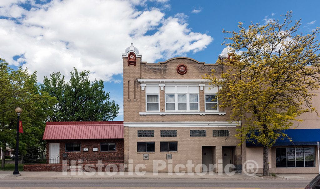 Photo - The 1889 Masonic Hall and adjacent buildings in Walsenburg, Colorado- Fine Art Photo Reporduction